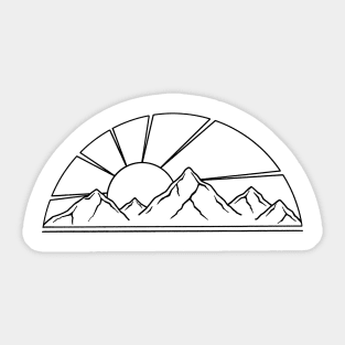 Sunrise Sticker